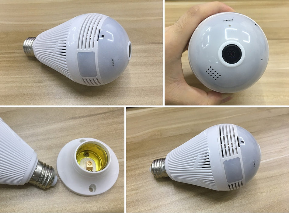 Fisheye Bulb LED Camera
