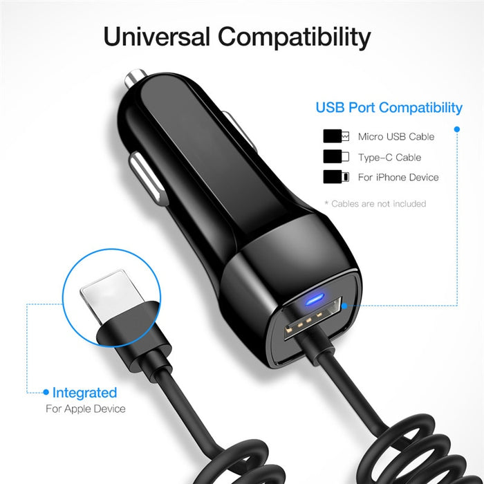 Retractable Cable Phone Charger