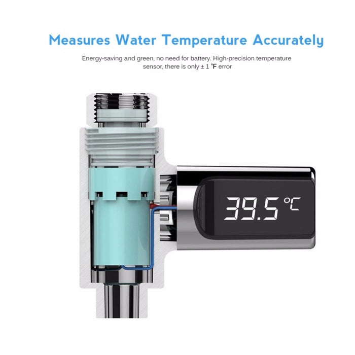 LED Shower Thermometer