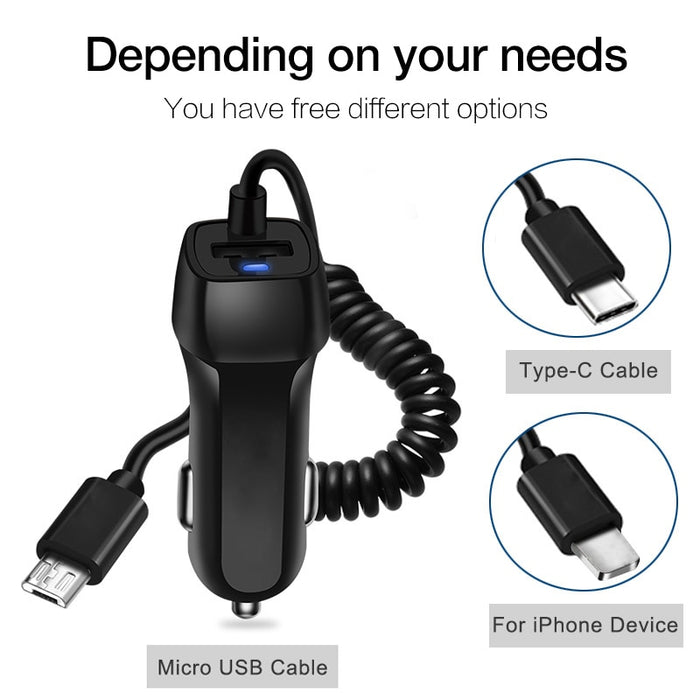 Retractable Cable Phone Charger