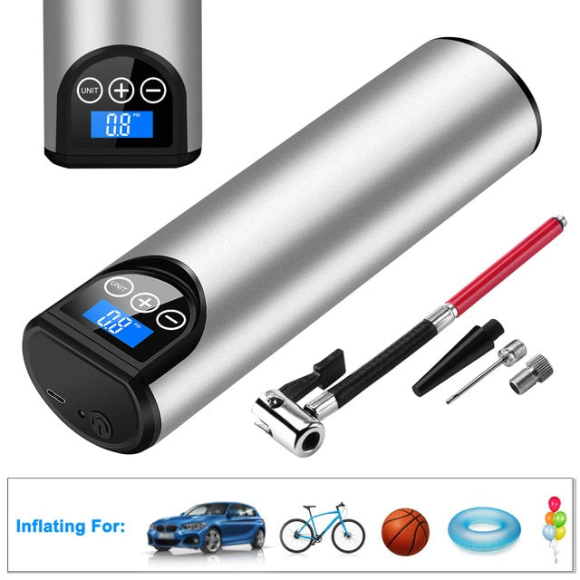 Rechargeable Air Pump for Car Bicycle Tires Balls