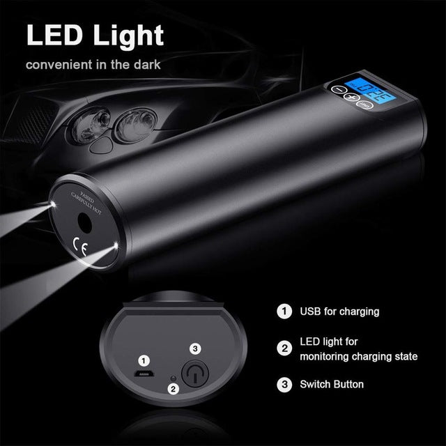 Rechargeable Air Pump for Car Bicycle Tires Balls